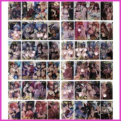 Anime Goddess Story Rare CP Refractive Flash Cards Nishikigi Chisato Ningguang Toys for boys Collectible Cards Birthday Gifts