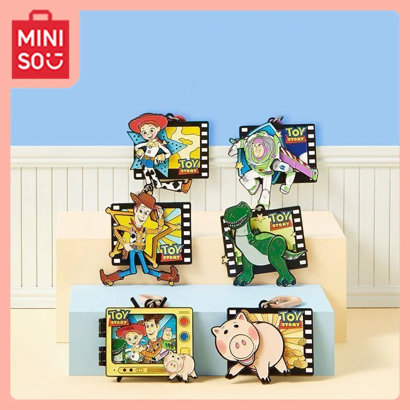 

MINISO Kawaii аниме Pixar серии пленка рамка аксессуар слепая коробка подарок для девочек и студентов сладость праздничные подарки подарок на день рождения