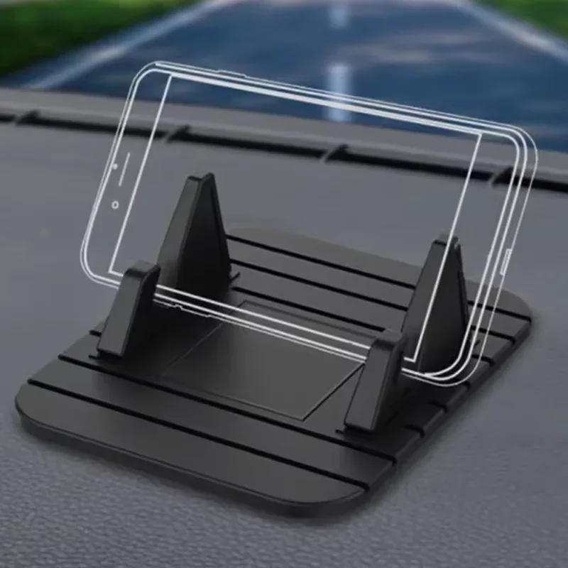 Universal Compatibility-For All Smartphones Car Dashboard & Windshield Silicone Car Mobile Phone Holder