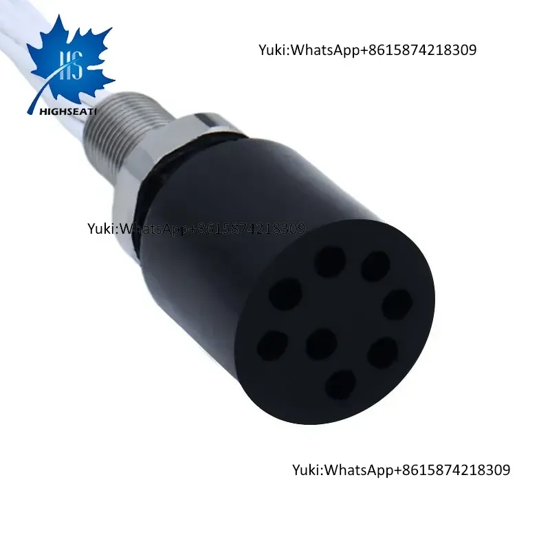 Deep Sea High-Current Connector Waterproof Plug Underwater Connector 16 Pin Male Female Cable and Socket IP68 Standard