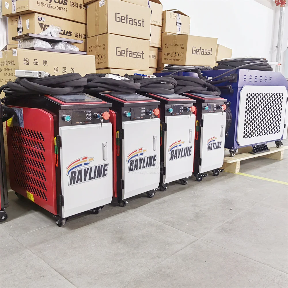 Industrial 4 in 1 Welding Machine 1500W 2000W 3000W Aluminum Carbon Steel Stainless Steel Metal Laser Welding Machine