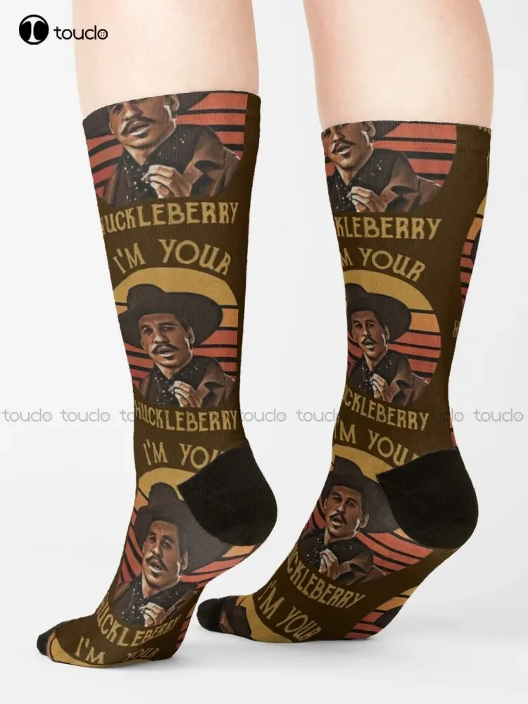 Doc Holliday Tombstone I’M Your Huckleberry Vintage Men'S  Socks Bulk Socks Cartoon Street Skateboard Socks 360° Digital Print