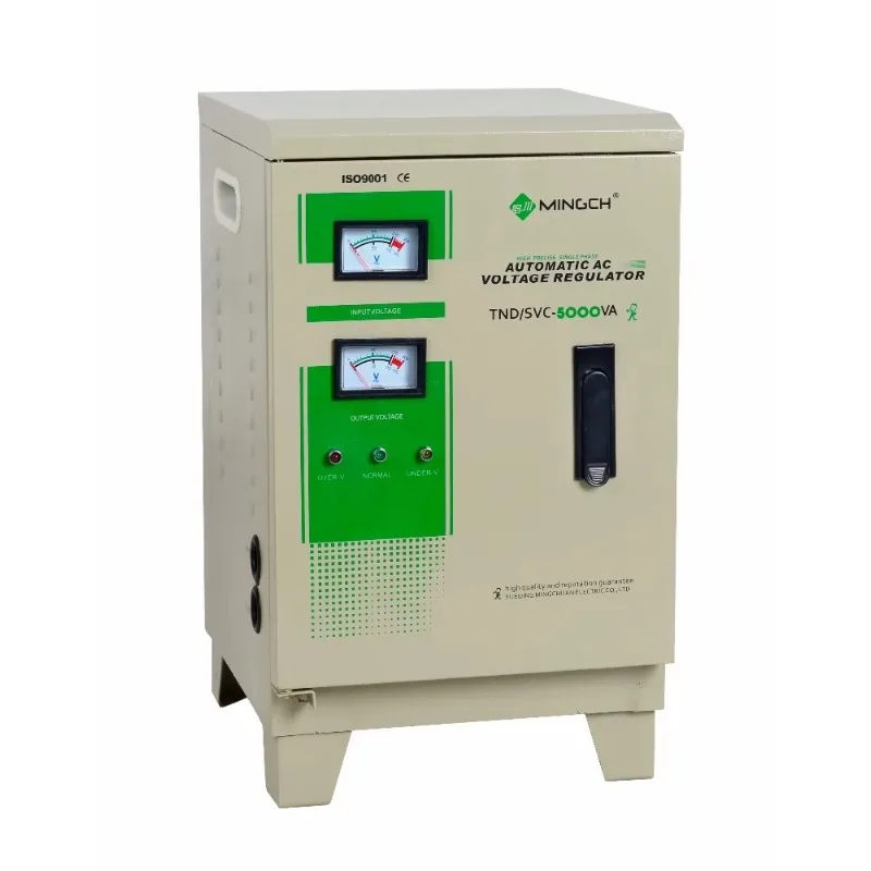 Single Phase Servo Motor AVR 5000VA Automatic 5000W 6000W Voltage Regulator Stabilizer 220V 6KW for Oven Computer