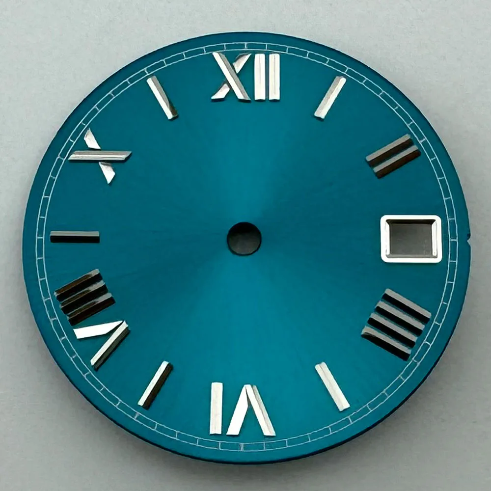 Timeaxis 28.5mm Sterile Dial Fit NH35/NH36 Movement Watch Parts Black Blue Green White Yellow Red Gray