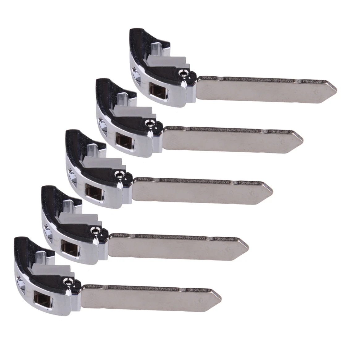 5Pcs Uncut Insert Emergency Key Blade Silver Fit for Honda CR-V Civic Accord 2023 2022 New