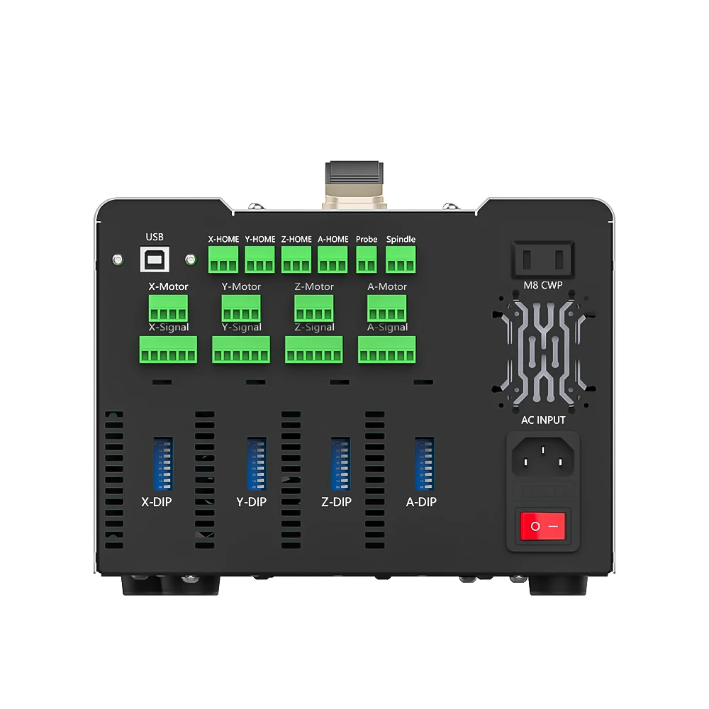 

BulkMan3D UC300 Mach3 4-Axis CNC Controller Magic Cube Mini Box with MPG Handwheel 3N.m Closed-Loop Stepper Motors for CNC
