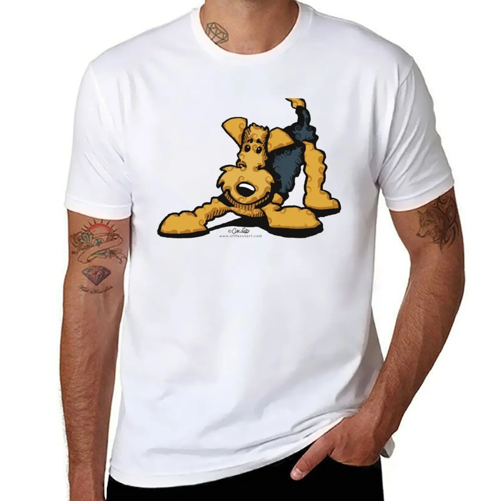 

graphic @ t Airedale shirt man T-Shirt t shirt man man cotton cotton t shirts Play