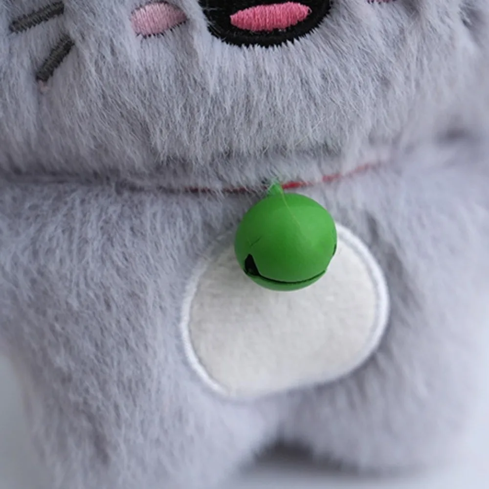 Backpack Pendant Bell Cat Keychain Animals Stuffed Cat Pendant Soft Kawaii Cat Pendant Birthday Gifts