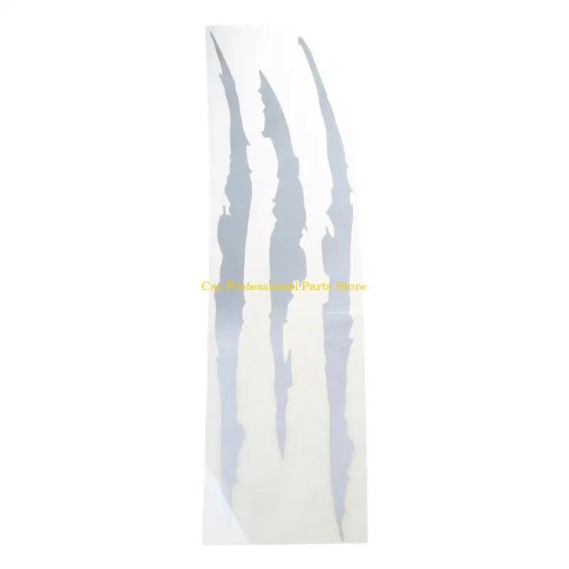 

R53D Motorcycle Sticker Decorative Skull Claw Scratch Stripe Marks Decal