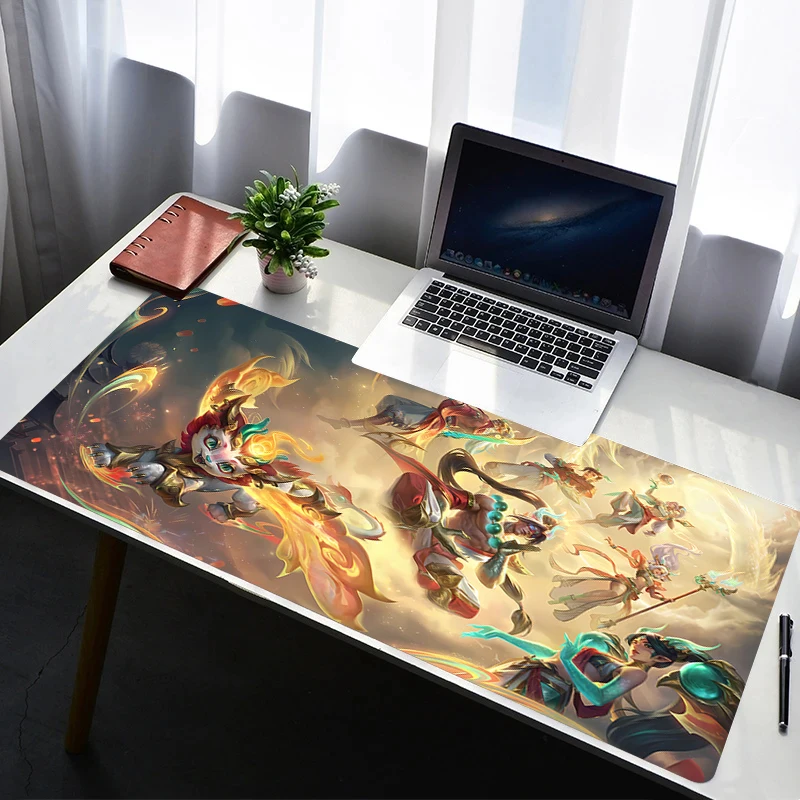 

Mouse Pad Non Slip Rubber Mousepad Laptop Gamer Cabinet Keyboard Pad L-league of Legends Office Computer Gaming Desk Mouse Mat