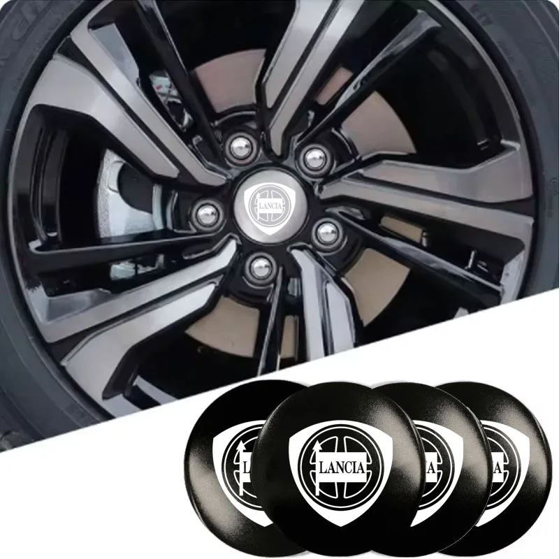 Car Wheel Center Cap Rim Cover Emblem Sticker for Lancia ypsilon delta musa nera thema STRATOS Y Phedra Accessorie Senior sense