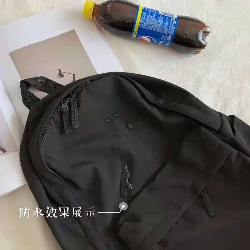 Retro Backpack For Women Men Students College Style Solid Color Big Capacity 2021 Autumn Winter New All-Match Shoulders Bags