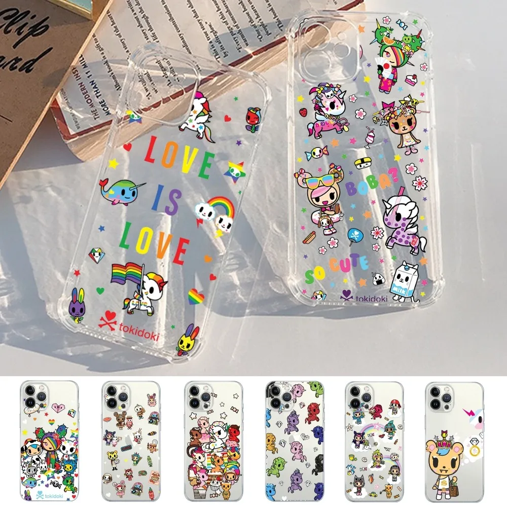 Japan Tokidoki Phone Case For IPhone 16 15 14 13 12 Mini 11 Pro XS Max X XR SE 6 7 8 Plus Soft Silicone Cover