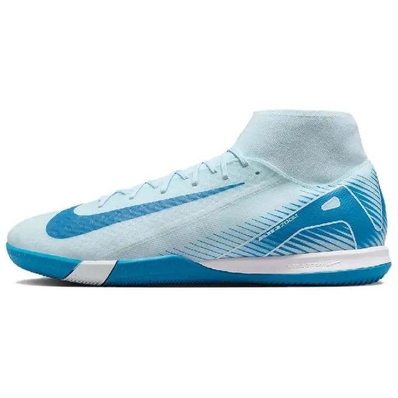 Nike Nike Mercurial Superfly 10 Football Shoes Men Mid-top Glacier Blue / Orbit Blue Sneakers shoes FQ8332-400