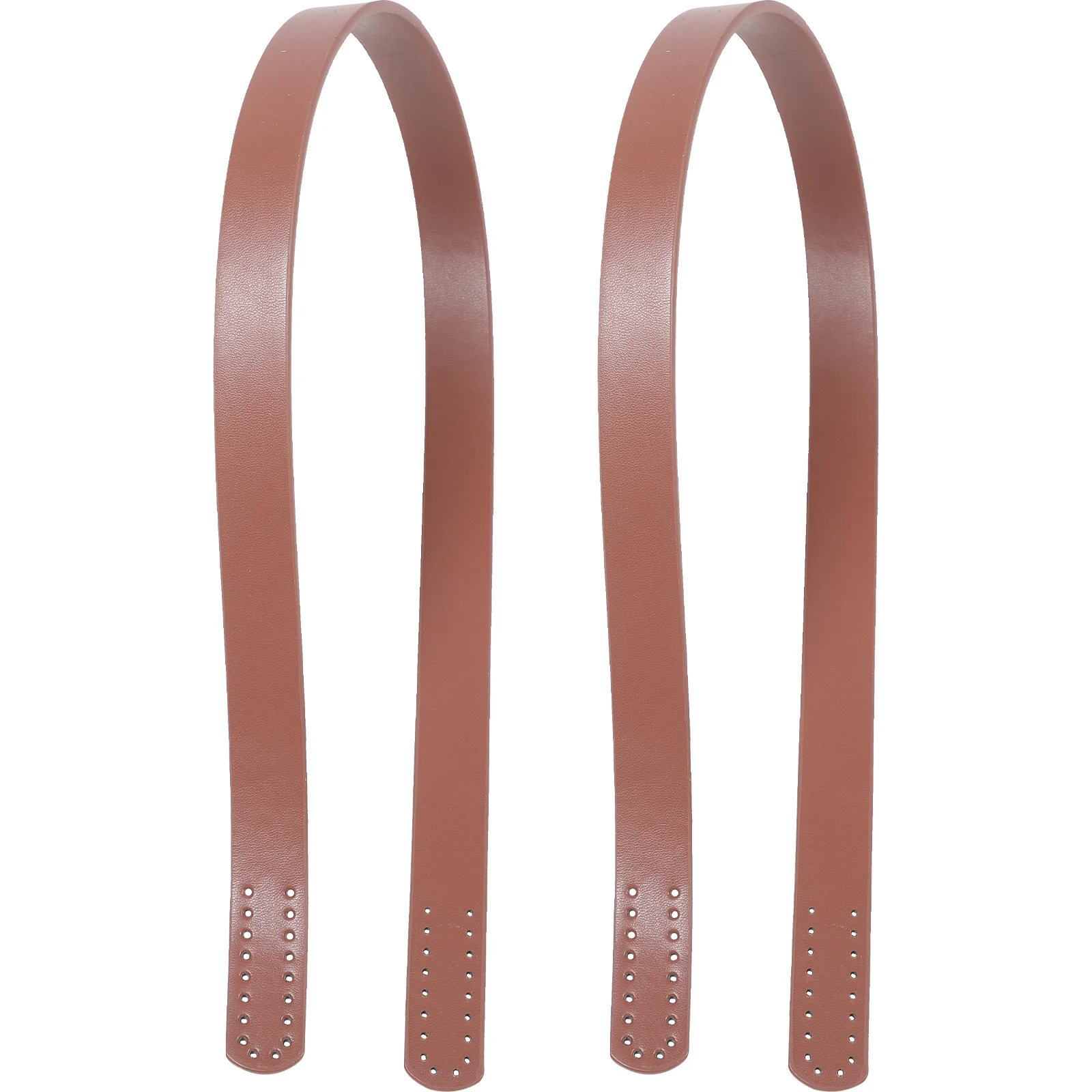 

2Pcs Bag Replacement Handle PU DIY Purse Handles Clasp Bag Making Supplies Sturdy Decor Accessories DIY Handbag Strap