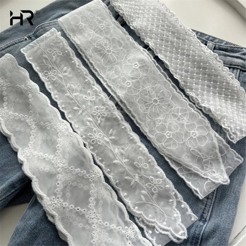 

Милый кружевной пояс для женщин, подходящих юбок и джинсов, белый шелковый пояс, длинный шелковый шарф, подходит для повседневного ношения