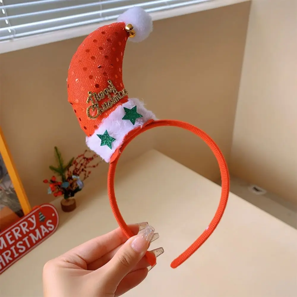 Hair Accessories Christmas Headband Hairpin Merry Chritmas Santa Claus Hair Hoop Headpiece Hairband Antler Hair Clip Children