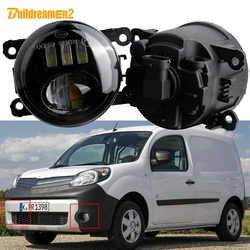 2 Pcs LED Lens Fog Light Assembly For Renault Kangoo Grand Kangoo 2/II 2007-2021 30W H11 Car Front Bumper Fog Lamp Accessories