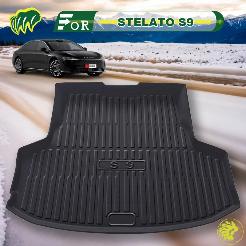 

For HUAWEI STELATO S9 2024 TPE Custom Fit Car Trunk Mat All Season Black Cargo Mat 3D Shaped Laser Measured Trunk Liners