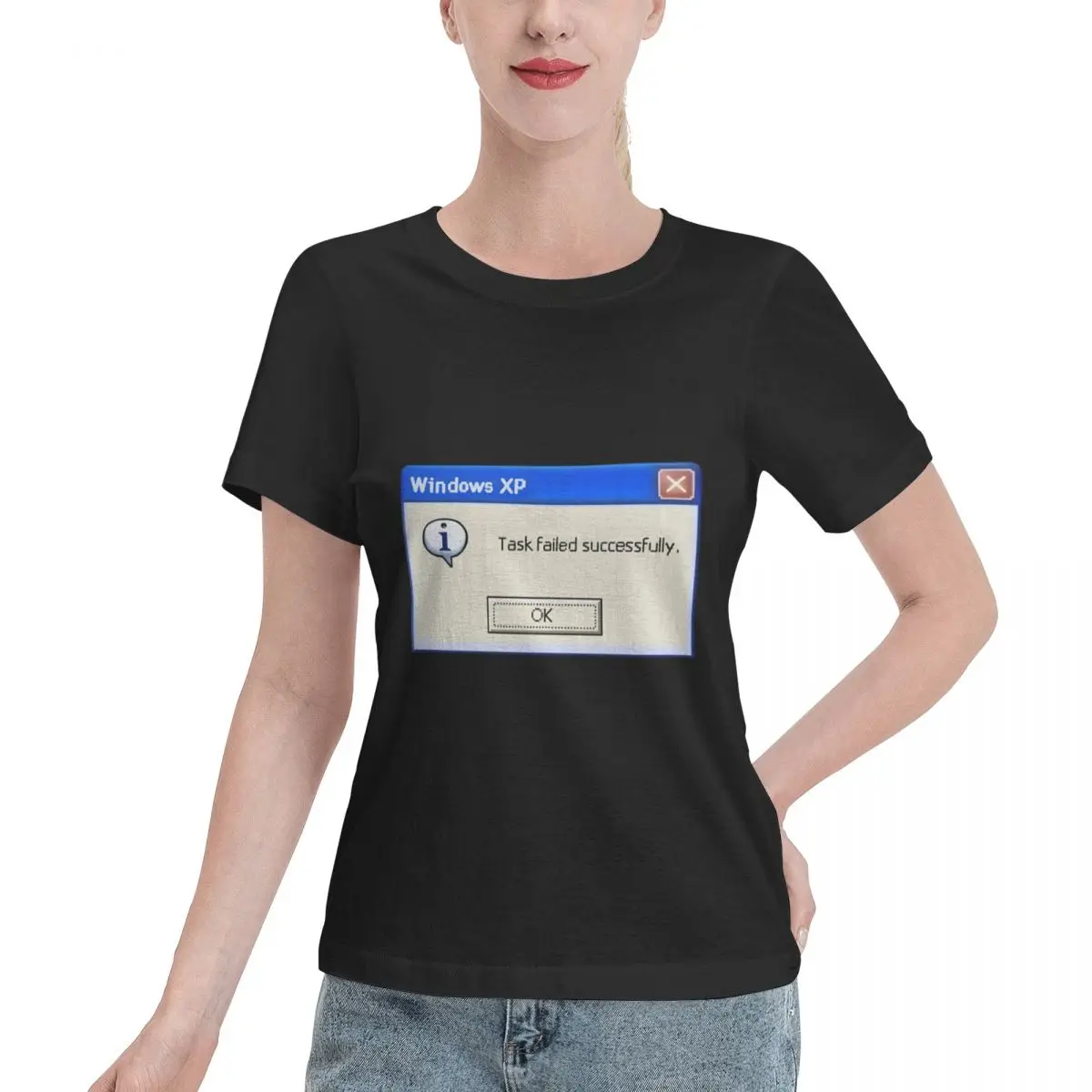Affordable Task Failed Successfully Women's T-shirt Pastel College Girls Top