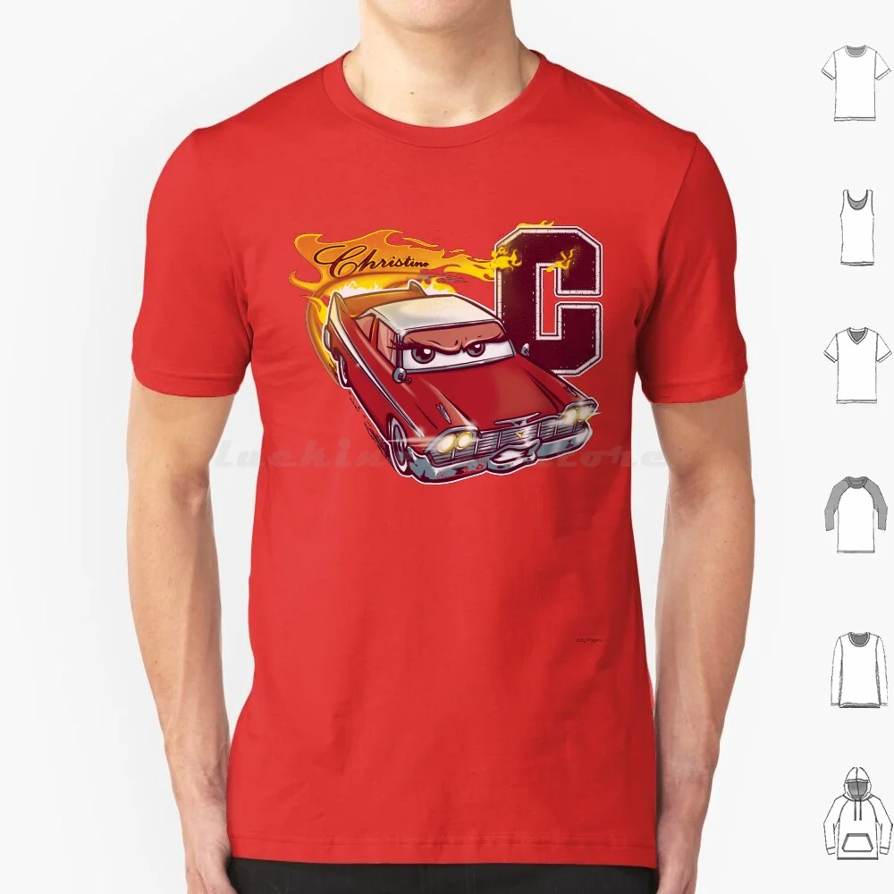 Fury And Fire T Shirt 6Xl Cotton Cool Tee Horror Movie Christine King Cars Pixar