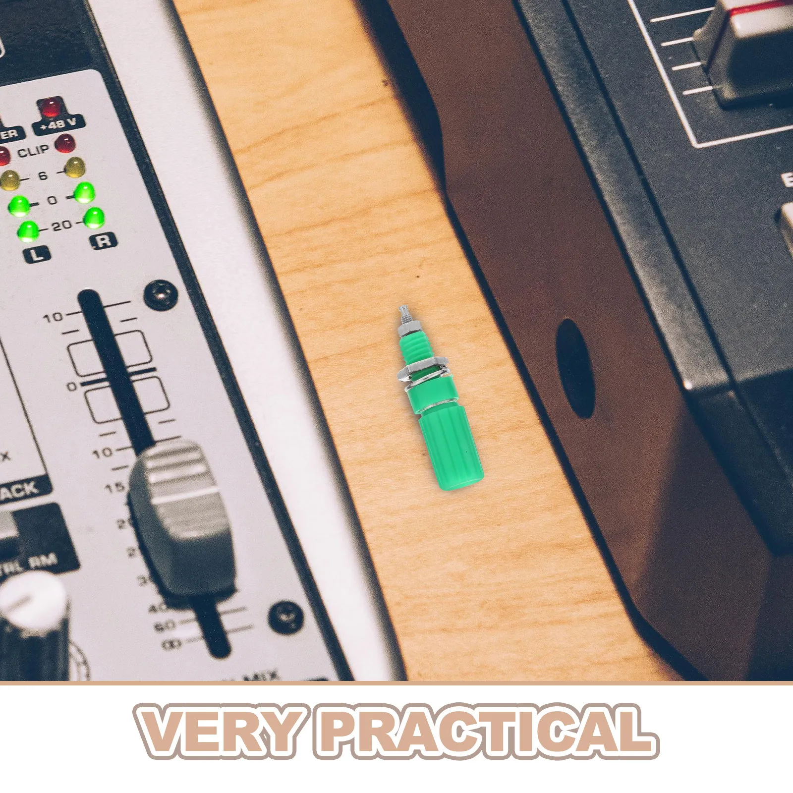 50Pcs Speaker Binding Post Connectors High Precision Banana Plugs for Stable Signal Transmission Compact Design Speaker Terminal