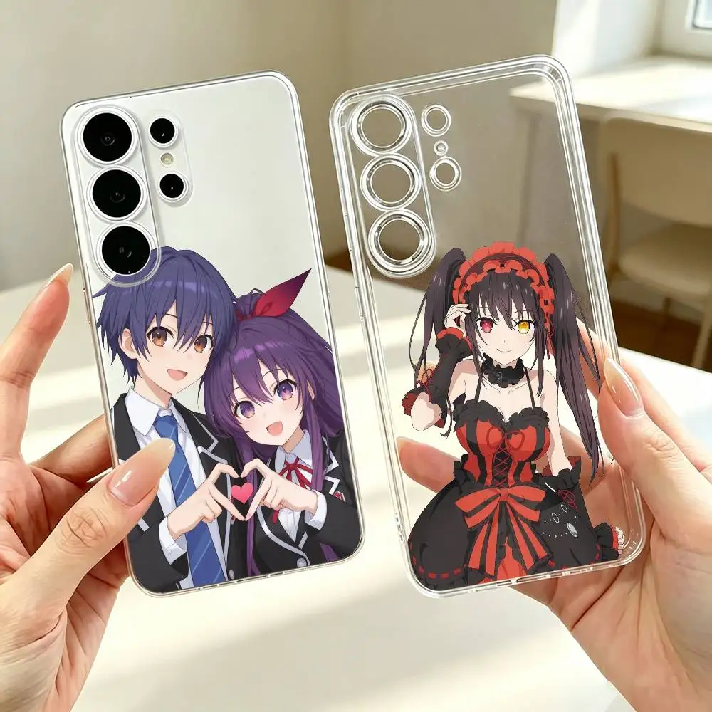 D-Date A Live Yatogami Tohka  Phone Case For Samsung S25,S24,S21,S22,S23,S30,Ultra,S20,Plus,Fe Transparent Cover Gift