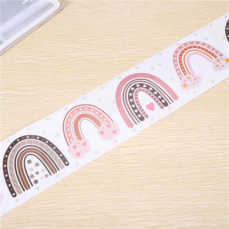 

4X 20M Boho Rainbow Bulletin Board Borders Rainbow Straight Borders Classroom Or Home School Decoration