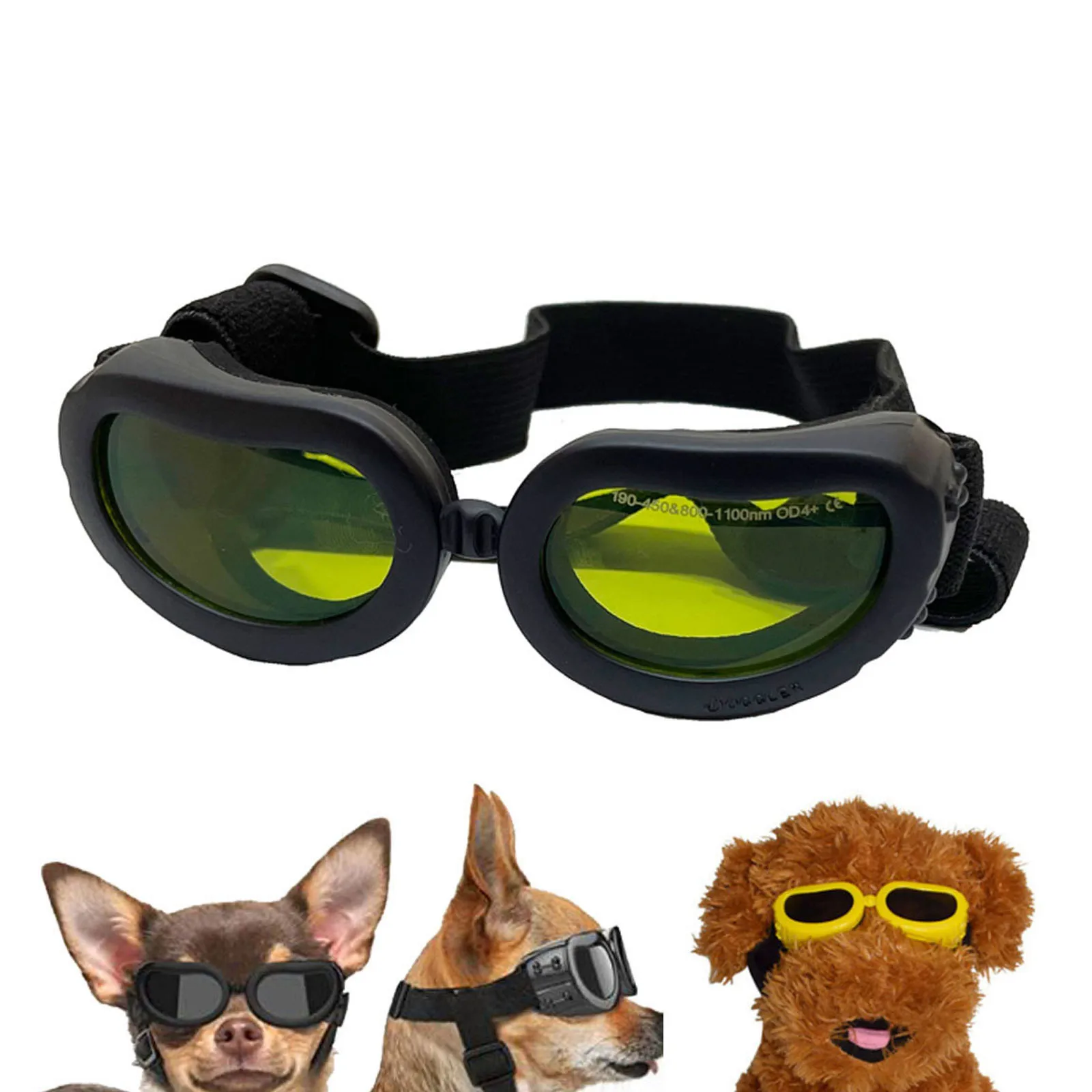 1pc Pet Laser Protection Glasses 1064nm Goggles Dog Anti-Glare Sunglasses UV400