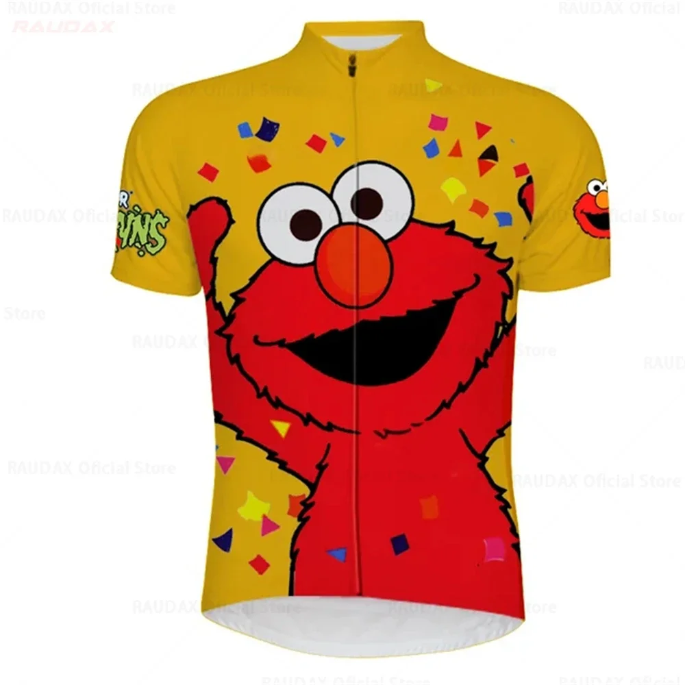 2023 Cartoons Cycling Clothes Summer Men Funny Bicycle Mountain Road Bike Shirts Bicycle Funny Cartoon Anime Cycling Jersey