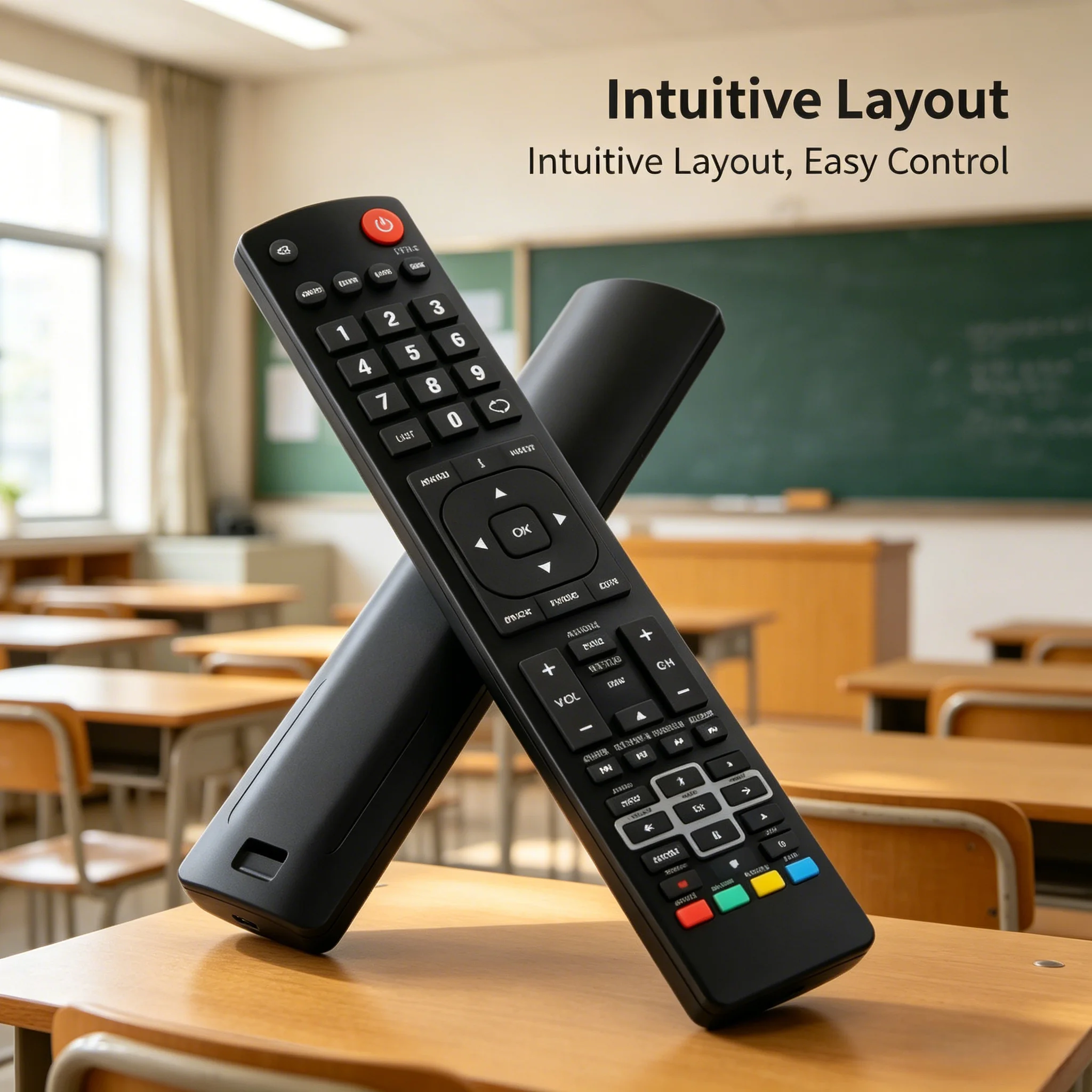 

JVC TV Remote RM-C3174, Ergonomic Replacement Controller Compatible with LT-40C590 LT-40C591 Smart LED Television Universal