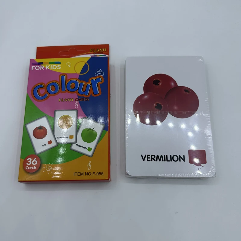 36Pcs Kid Cognition Card colore animale parti del corpo insegnamento bambino inglese apprendimento Flash Card giocattolo educativo precoce regalo