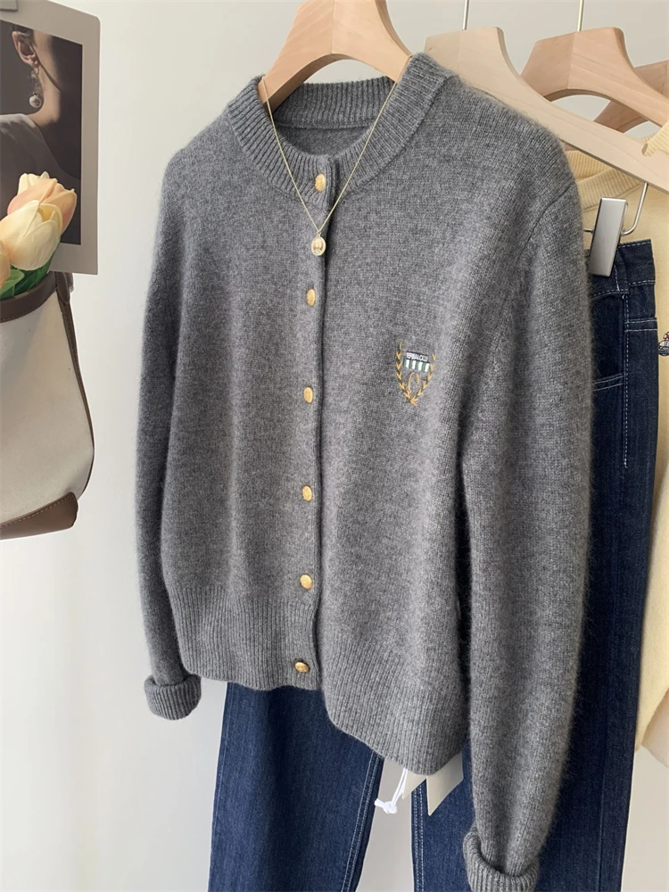 Winter Women Sweater Knitted Cardigan Oversize Girls Sweater Woman Cashmere Pullover Tops Long Sleeve Maxi Vintage Y2k Thick