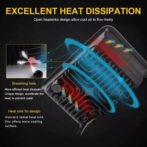 Imagen 2 del producto Faros delanteros LED de 4x6 pulgadas, haz alto/bajo con DRL ámbar blanco para H4651 H4652 H4656 H4666, conversión de camión y coche Offraod