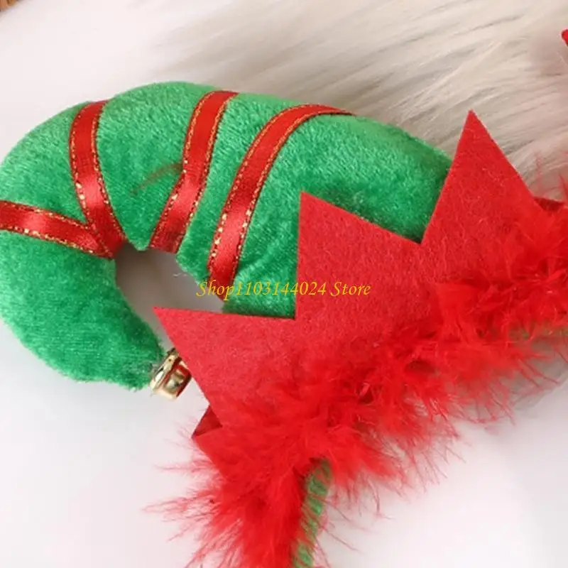 N5KE Lovely Christmas Hair Hoop Santa Hat Headband Washing Face Hairband for Girls