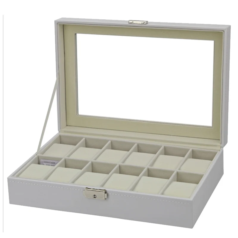 6/10/12/18/20手作り腕時計ボックスカハ · リロイ時計ボックス時計ケース時間ボックスsaat kutusu大時計ボックスメガネと時計保持