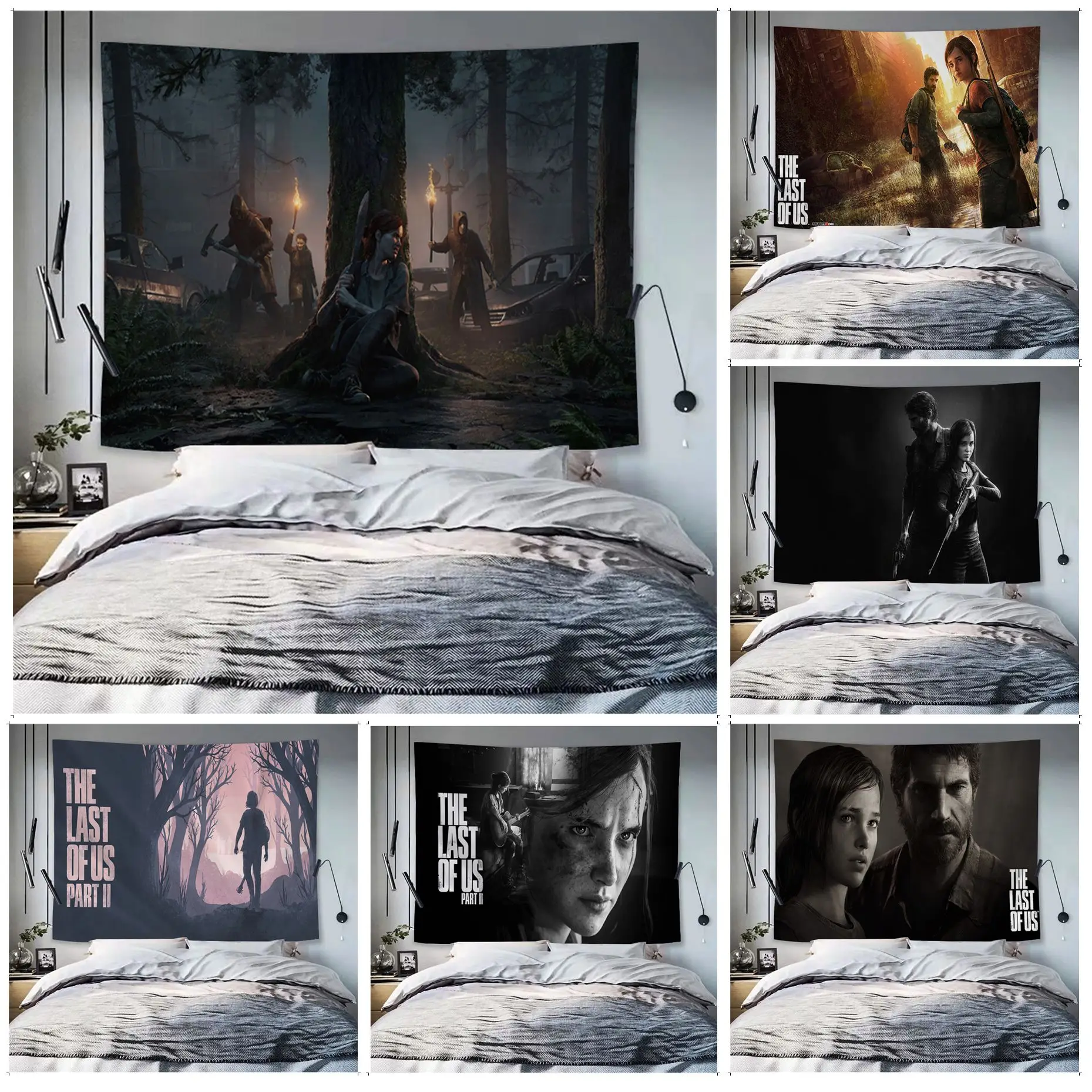 

The Last Of Us Printed Large Wall Tapestry Cheap Hippie Wall Hanging Bohemian Wall Tapestries Mandala Wall Hanging Sheets