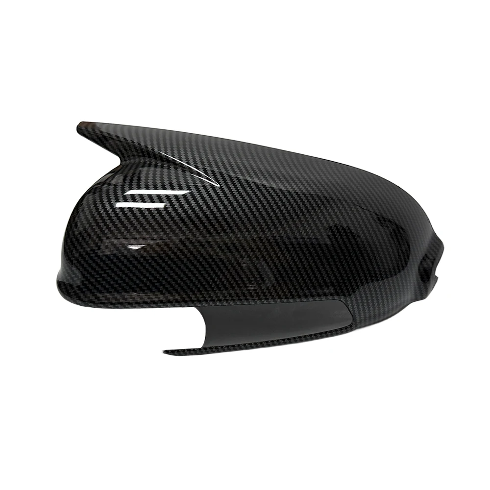 لشركة هيونداي كونا 2018-2023 سيارة الرؤية الخلفية غطاء مرآة جانبية غطاء الجناح الباب الخارجي الإسكان قذيفة لاصق تقليم ABS الكربون