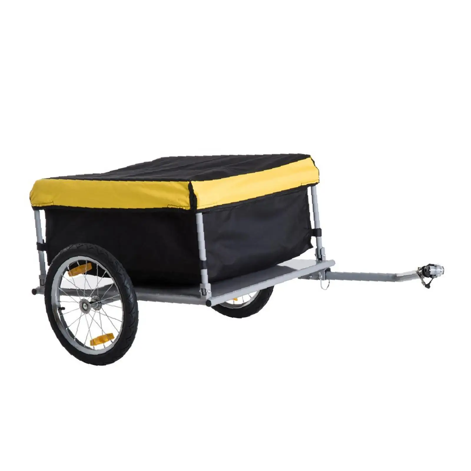

Spacious Bike Luggage Wagon Removable Waterproof Fabric Hand Truck Outdoor Cargo for Shopping Essentials