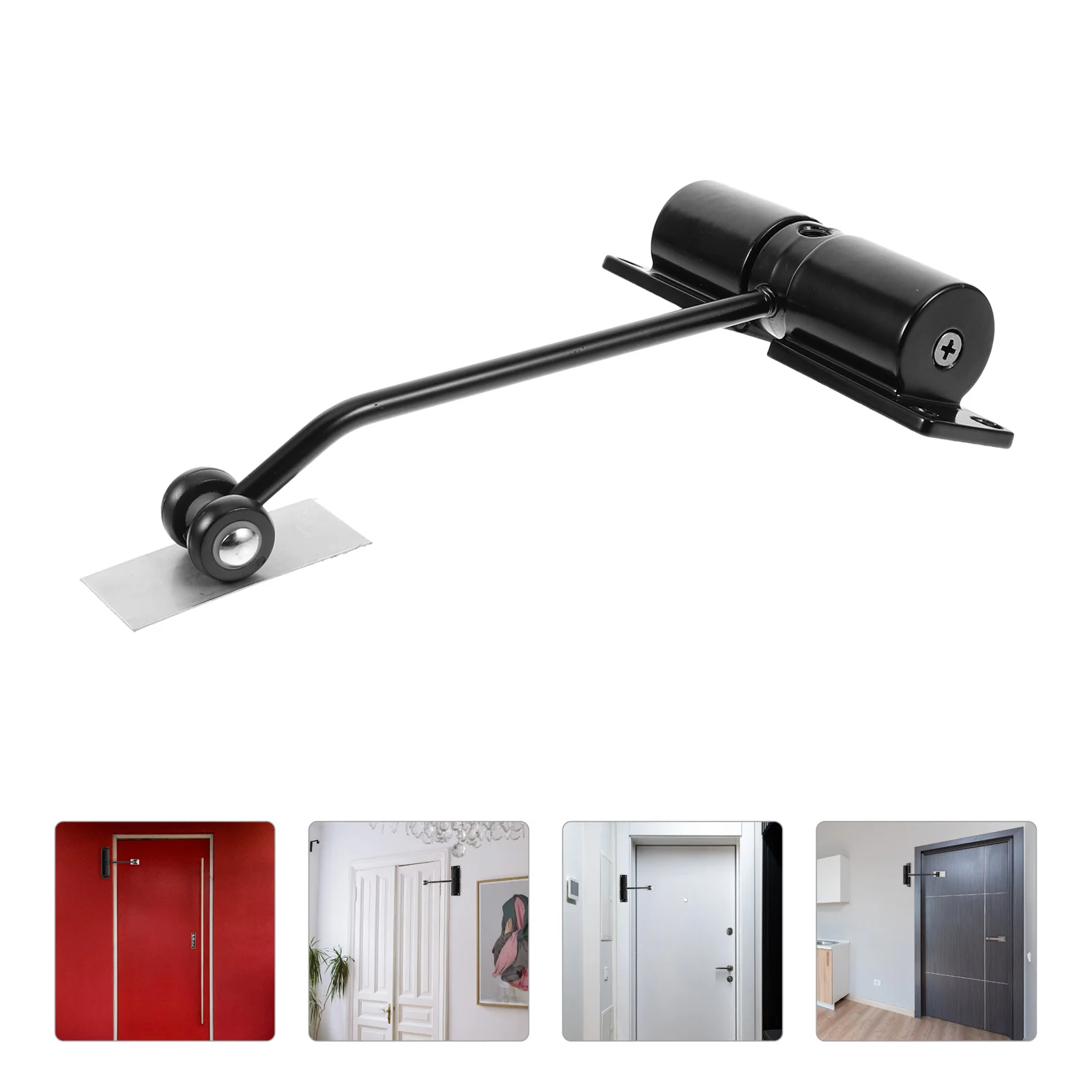 

Automatic Door Closer Barn Closers Residential Springs Gate Self Closing Hinges for Doors Metal Simple