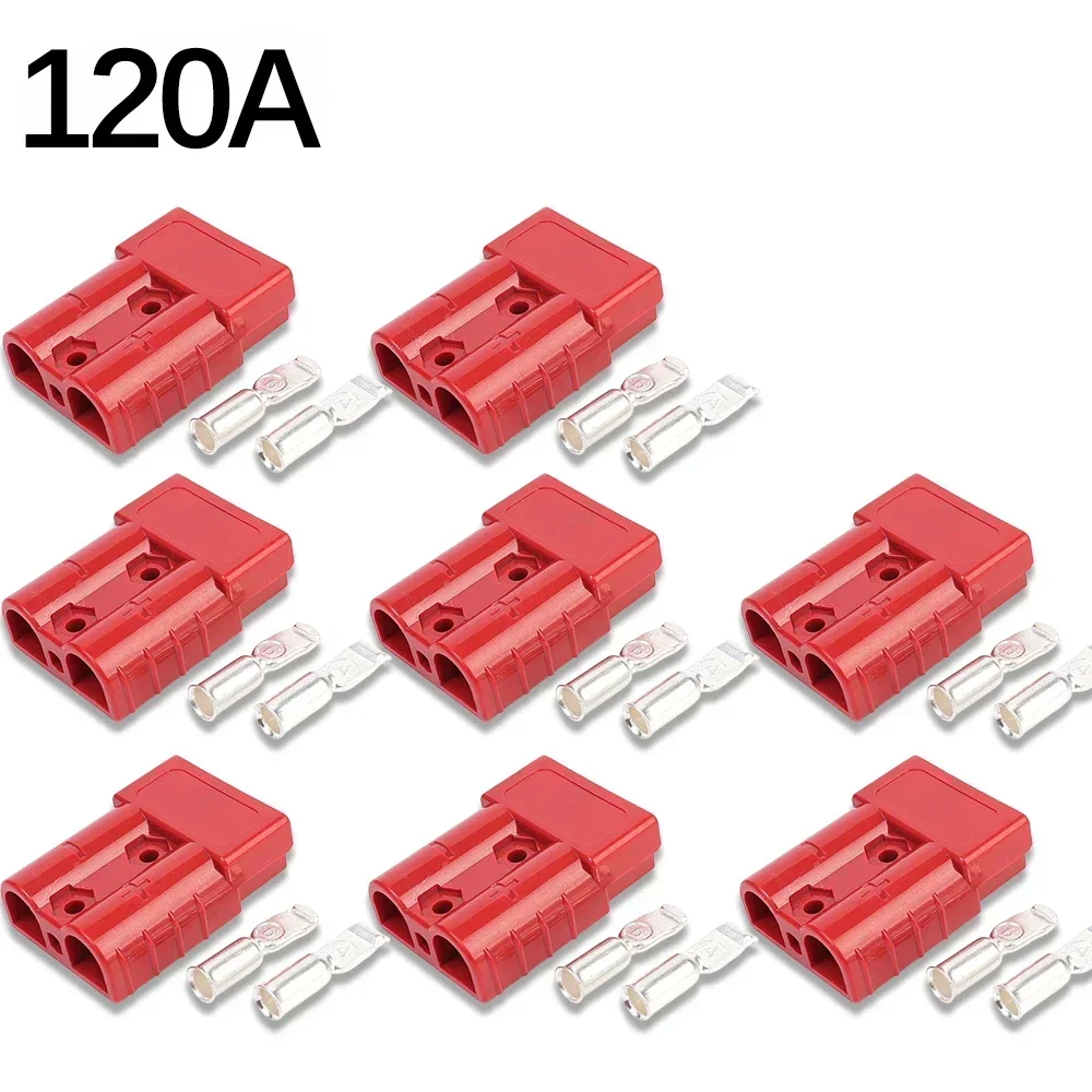 2/4/8 Stück Auto-Kabelverbinder, 50/120 AMP 600V Ladeanschluss für Kabelklemmen, Batterie-Stromanschluss