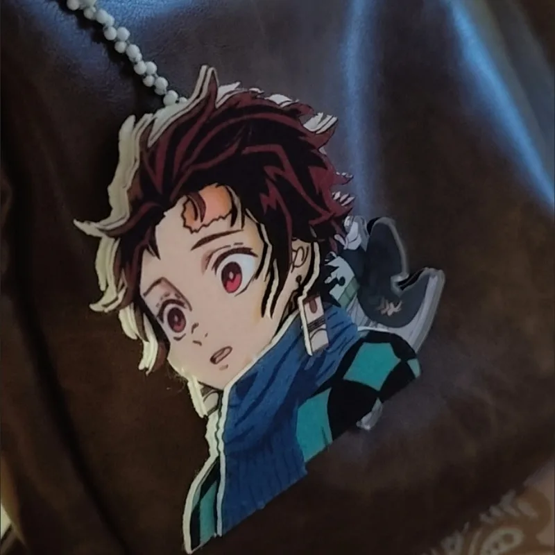 Demon Slayer Peripheriegeräte Exquisites Vlies-Fertigprodukt Tanjiro Anime-Anhänger Kreatives Geschenk für Freunde Geburtstagsgeschenk