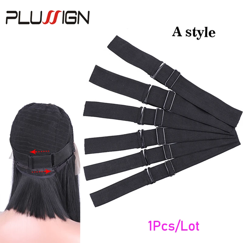 Removable Elastic Band For Wigs 1Pcs Wig Grip For Sewing On Wig Cap Back Adjustable Hair Grip To Hold Wig Black Wig Accessories