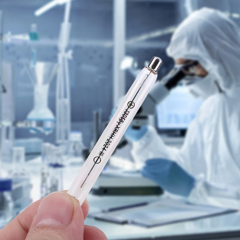 J305 Geiger Muller Tube Counter Glass Tube Hard Beta GM Detectors Geiger Counter Tube The Tube for Nuclear Radiation Detector