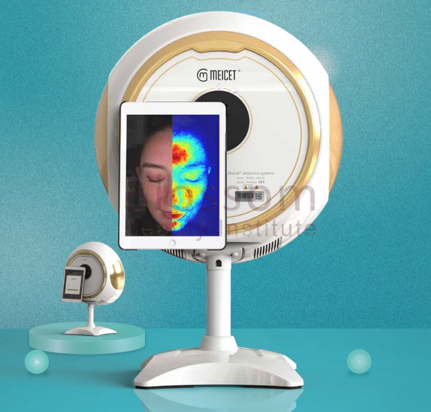Analyseur de peau miroir intelligent professionnel, détecteur d'instruments de beauté, pour les soin