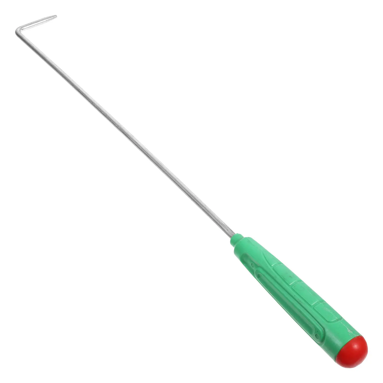 Outil de cheminée en acier pour l'extérieur, crochet de fosse, Poker de feu, pour barbecue, Camping, grillades, poêle à bois, outils de foyer à Long manche