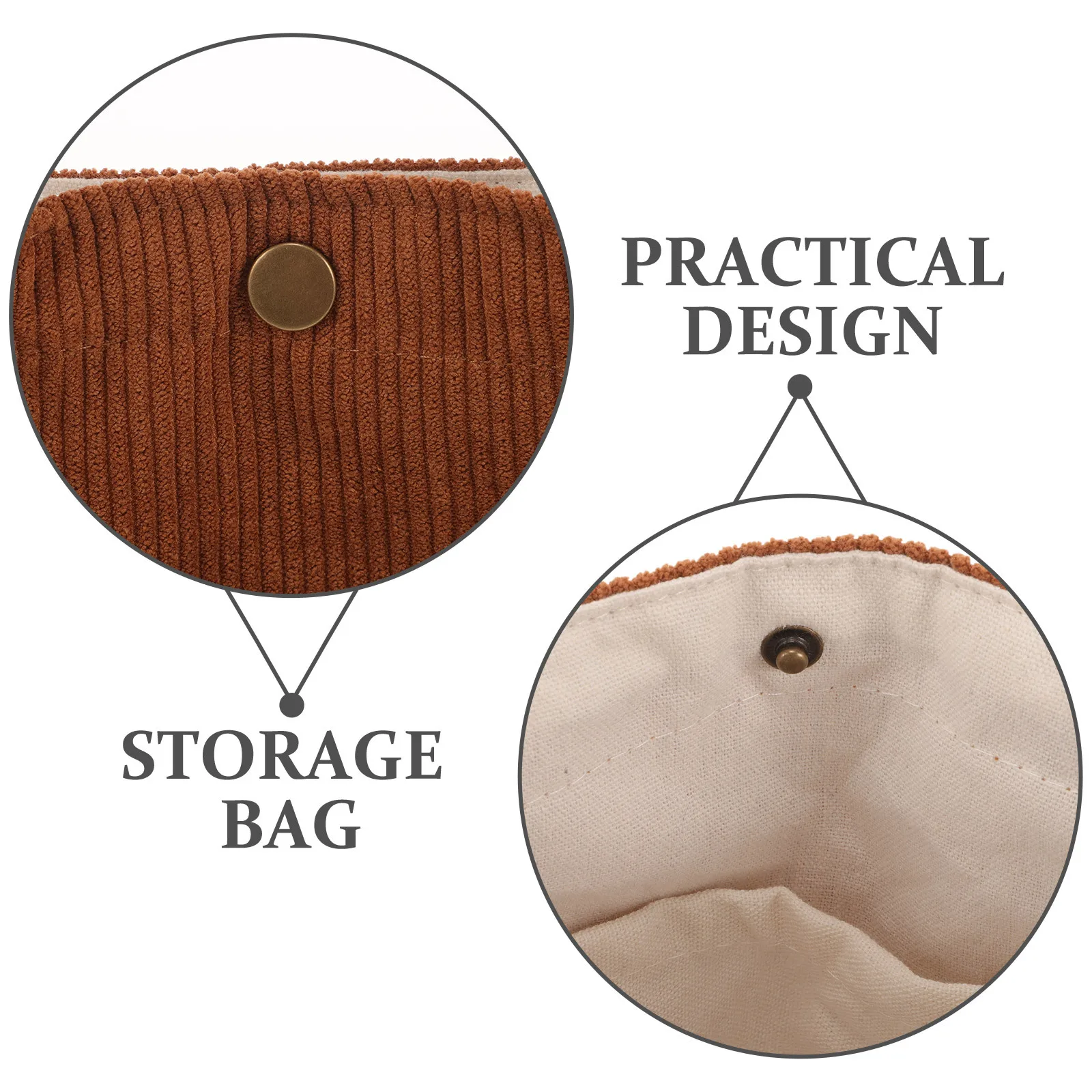 

Mini Lunch Bag Lightweight Corduroy Bento Storage Pouch Portable Food Box Carrier Outdoor Lunch Tote For School Work Picnic