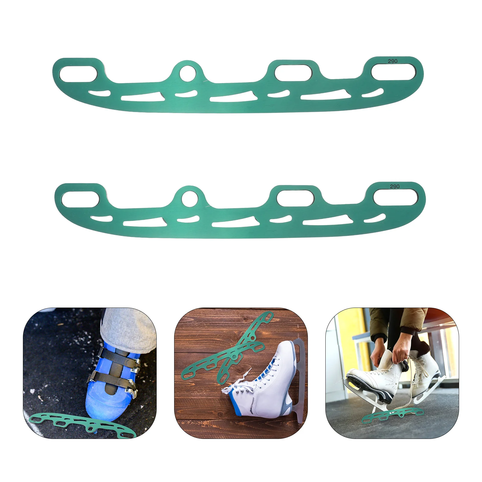 

1Set Inline Skate Ice Skate Conversion Blades Single Blade Design Durable Replacement Attachment for Hockey Figure Skating