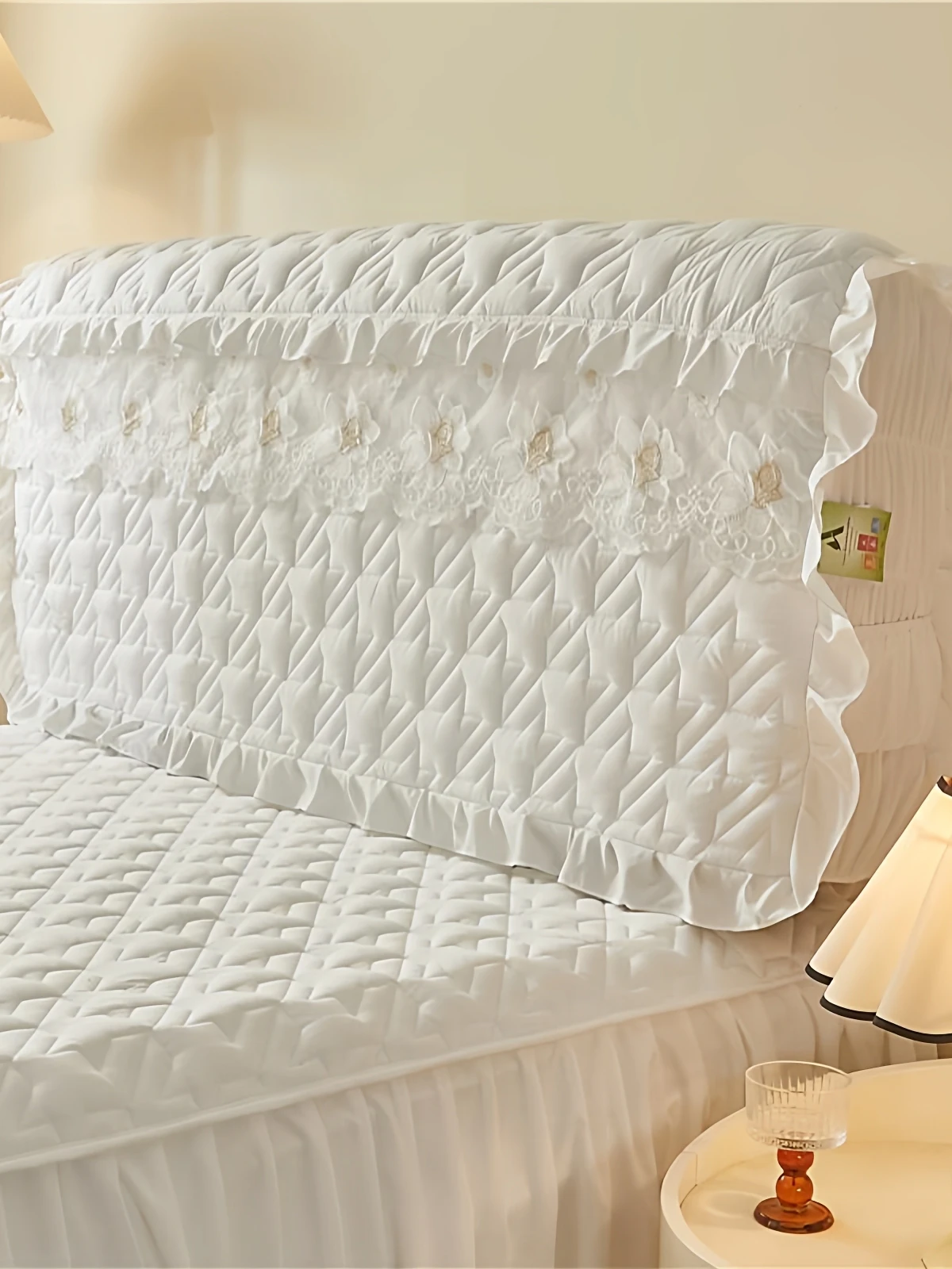 

2026 New Thiened Cotton Bede Cover Dustproof Protector Universal Barest Cover Elastic Country Sle Home Fabric