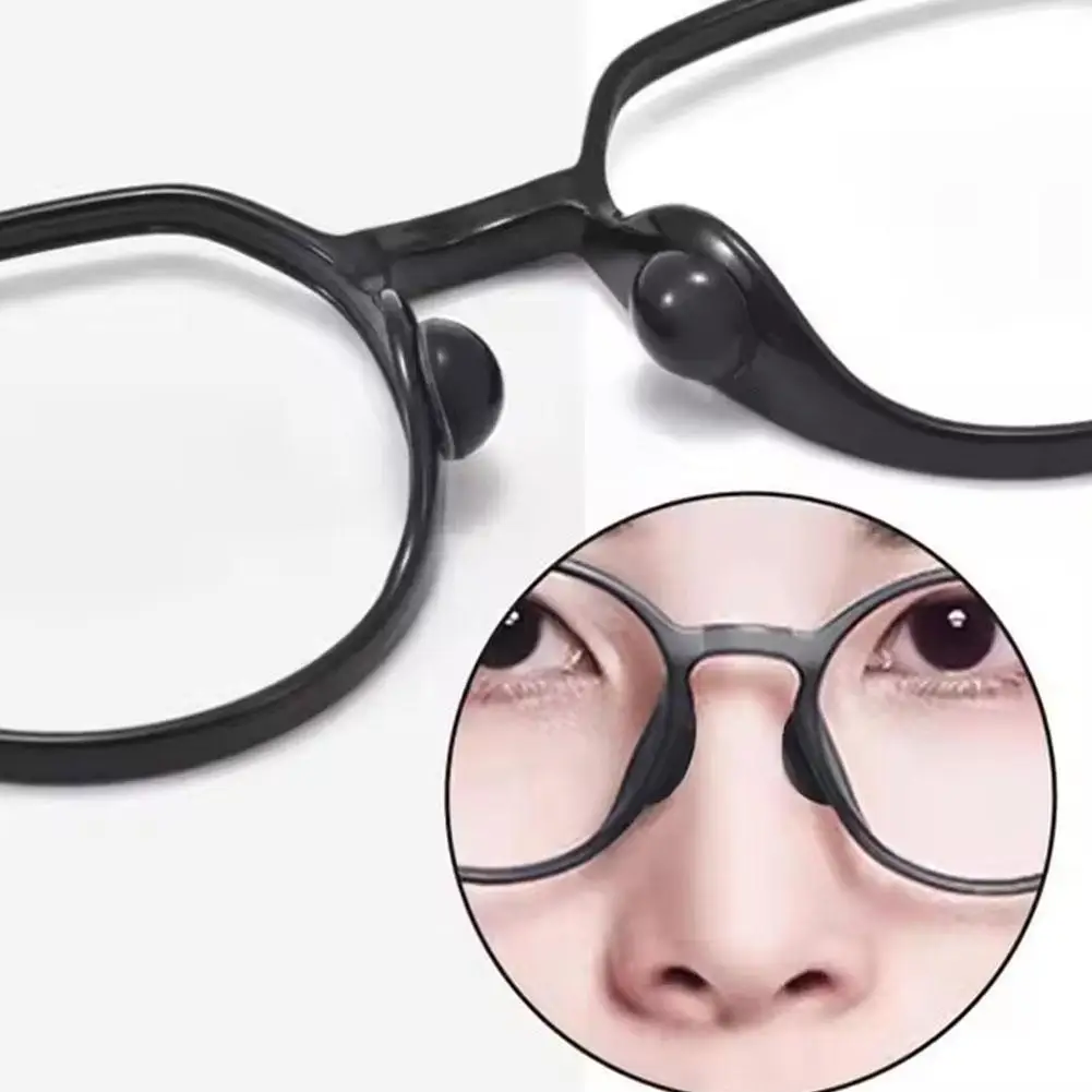 

10pcs Silicone Glasses Nose Pads Invisible Non-Slip Soft Nose Pads Self Adhesive Glasses Nose Holder Sticker Pads Eyewear Access